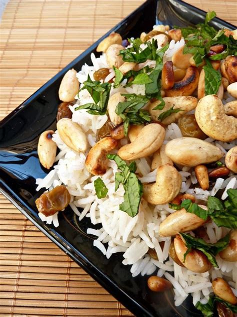 riz aux fruits secs recette iranienne cuisine orientale et alimentation