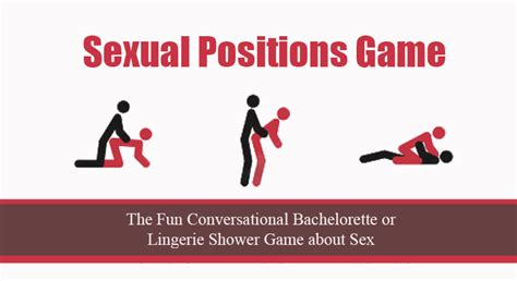 Sexual Positions Bachelorette Party Game Lingerie
