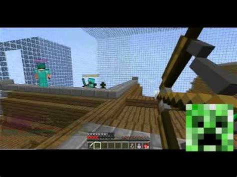 minecraft pvp chaos episode   mcsilver seige   roof youtube