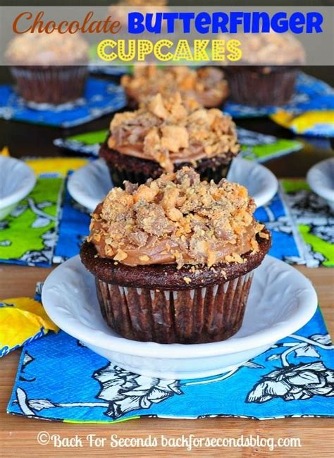 chocolate butterfinger cupcakes cupcake recipes