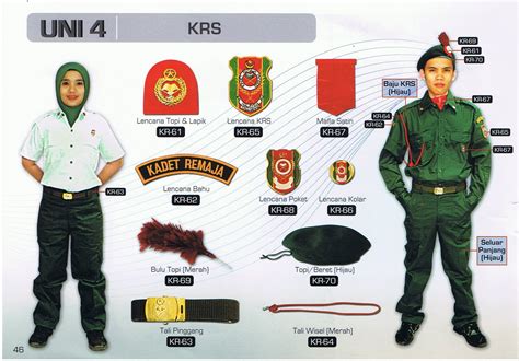 kadet remaja sekolah malaysia uniform