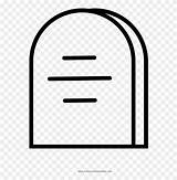 Tombstone Coloring Lapide Pinclipart Report sketch template