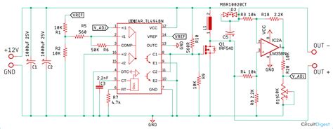 high power inverting buck boost converter circuit design  tl ic