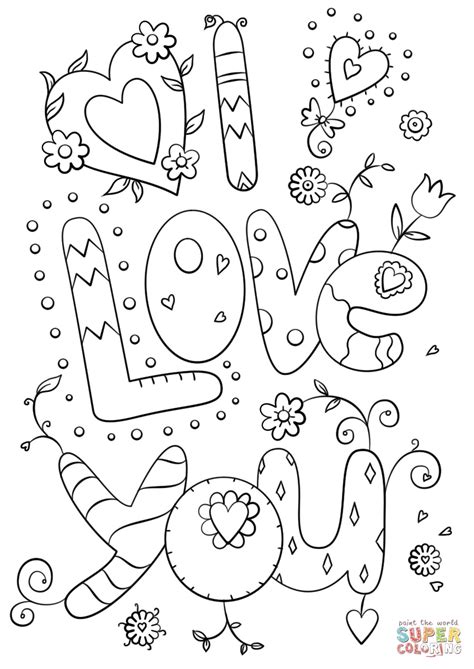 love  coloring pages  adults  getcoloringscom