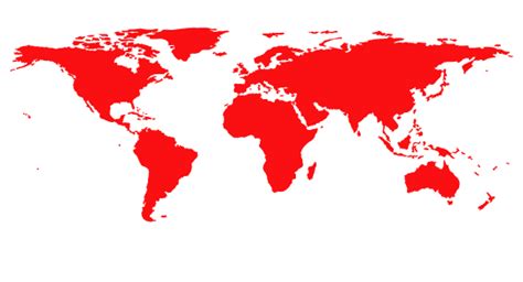 maps world map red