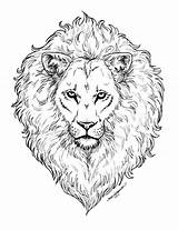 Coloring Lion Mane Winged Kiezen sketch template