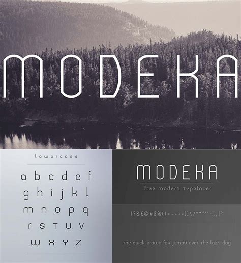 Modeka Modern Font Free Download