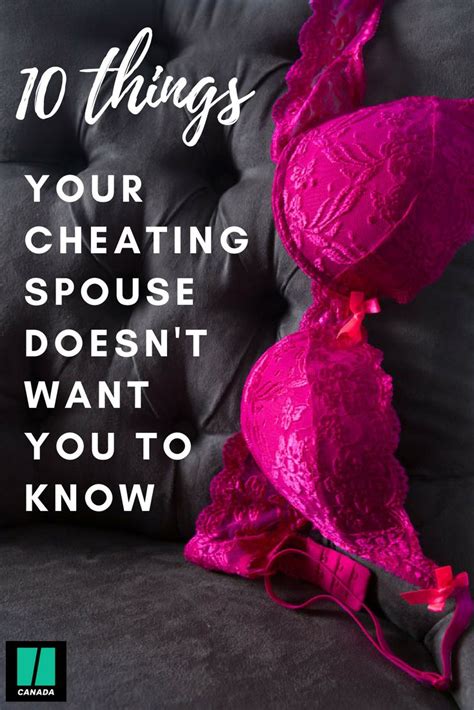 10 Things Your Cheating Spouse Doesn T Want You To Know Cheating