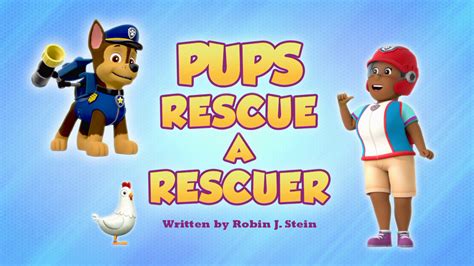 pups rescue  rescuer paw patrol wiki fandom