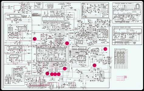 tv circuit board diagram repair