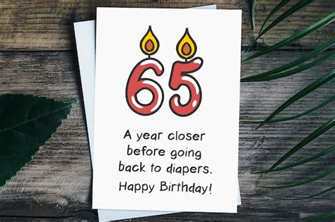 65th Birthday Card Funny 65th Birthday Ts For Women Men Etsy Australia