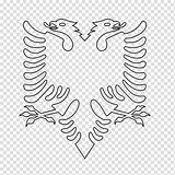 Albania Albanien Flagge Albanian Eagle Adler Flags Kosovo Pages Pngegg sketch template