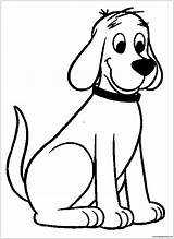 Clifford Pages Big Red Dog Coloring Color Puppy Print sketch template