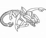 Scorpion Kaiju Scorpio Colorier Coloriages Getcolorings Coloringhome sketch template