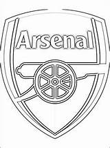 Coloring Pages Logo Arsenal sketch template