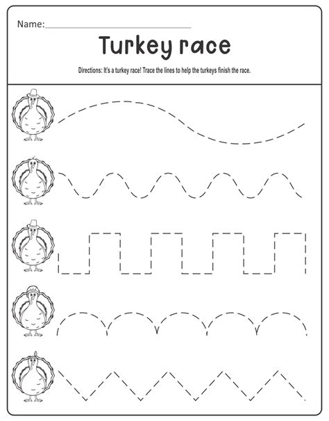 printable thanksgiving math worksheets  kindergarten