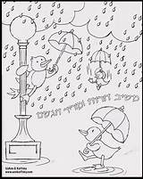 Rainy sketch template
