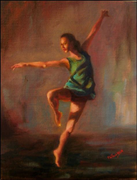 paint dance allegro  oil  linen  maryanne jacobsen paintings  dancers modern