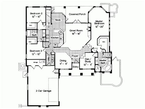 mediterranean house plans courtyard middle jhmrad