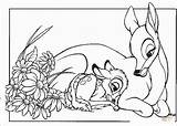 Bambi Coloring Faline Pages Mom His Getcolorings Getdrawings sketch template