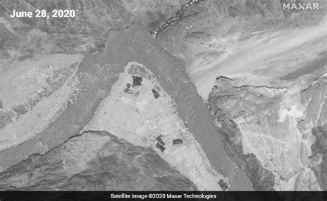 pasukan cina mundur  km  lembah galwan tunjukkan gambar satelit