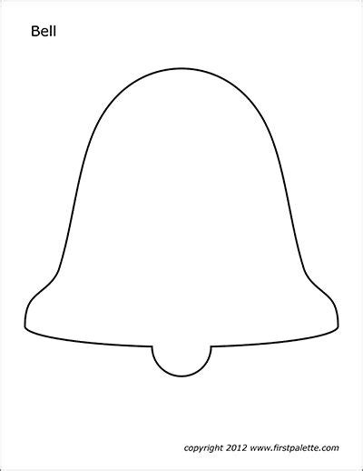 bells  printable templates coloring pages firstpalettecom