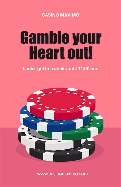 casino promotion poster  psd illustrator word publisher pages