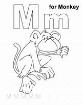 Coloring Pages Letter Choices Good Preschool Monkey Preschoolers Getcolorings Getdrawings Colorings sketch template