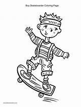 Coloring Skateboard Skateboarding Pages Girl Boy Getdrawings Drawing Popular Printable Skateboarder Books Coloringhome sketch template