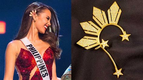 Catriona Gray S Miss Universe 2018 Ear Cuff Where To Buy