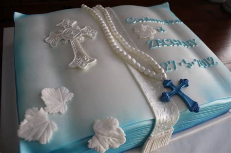 Sandy S Cakes Zachary S Confirmation Bible
