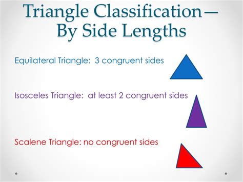 Ppt Classifying Triangles Powerpoint Presentation Free