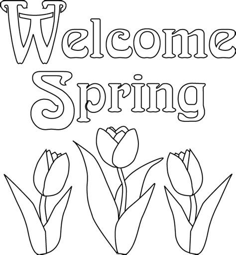 coloring pages spring springtime coloring pages   printable