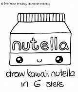 Nutella sketch template