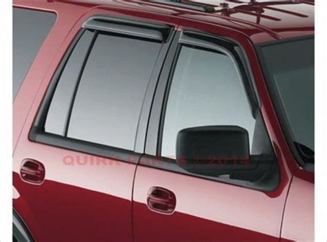 purchase   ford expedition side window deflectors rain guards  piece set oem