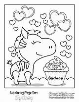 Coloring Pages Personalized Name Printable Customized Print Names Into Say Kids Says Valentine Birthday Custom Make Getcolorings Diy Do Alyssa sketch template