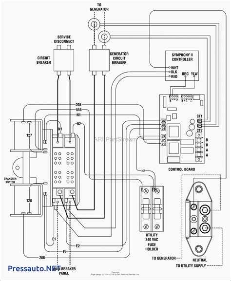generac wiring diagram  transfer switching  max wireworks