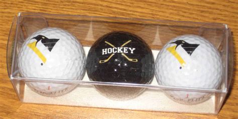 Pittsburgh Penguins Logo Golf Ball Sleeve 3 Balls Old Logo Top Flite