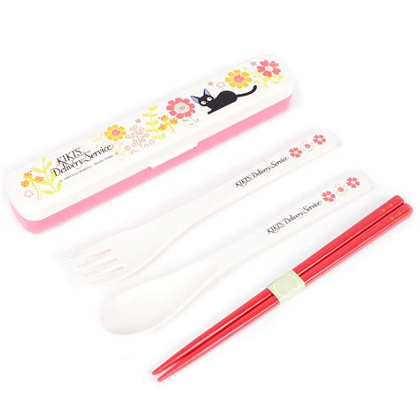 Kikis Delivery Service Jiji And Flower 3 In 1 Utensil Set