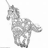 Coloring Mandala Pages Unicorn Animal Adults Animals Getdrawings Printable Color Pdf Getcolorings Popular sketch template