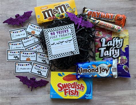 halloween scripture candy grams  missionaries