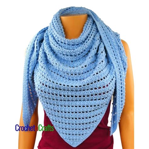triangular crochet shawl pattern crochetncrafts
