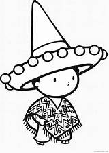 Mayo Cinco Coloring Boy Pages Coloring4free Mexican Printable Related Posts sketch template