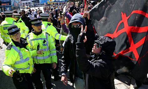 liverpool fascist march cancelled after barely anyone turns up the