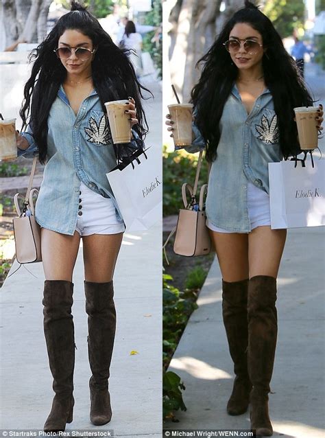 vanessa hudgens in hot pants and thigh boots — sexy or slutty shoes post