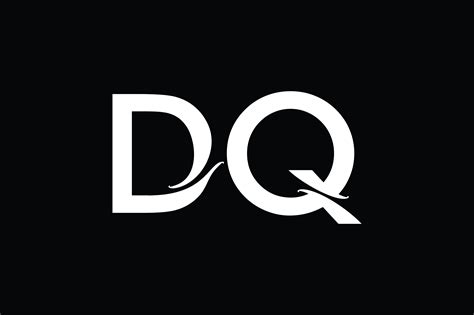 dq monogram logo design  vectorseller thehungryjpeg