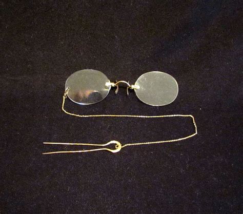 victorian pince nez eyeglasses lorgnette spectacles 12k gold filled