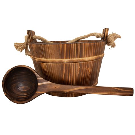 sauna bucket and ladle emendo