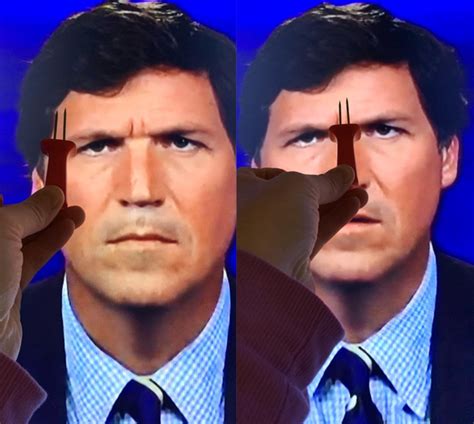 We Were Watching Tucker Carlson And I Noticed Something I