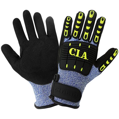 vise gripster cia tuffalene brand hdpe ansi cut level  pairpkg gloves cut resistant